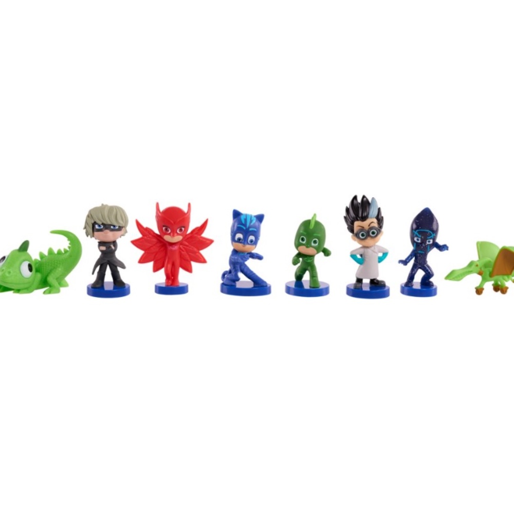 PJ Masks Collectible Figure Set, 8 Piece Set, 3+
